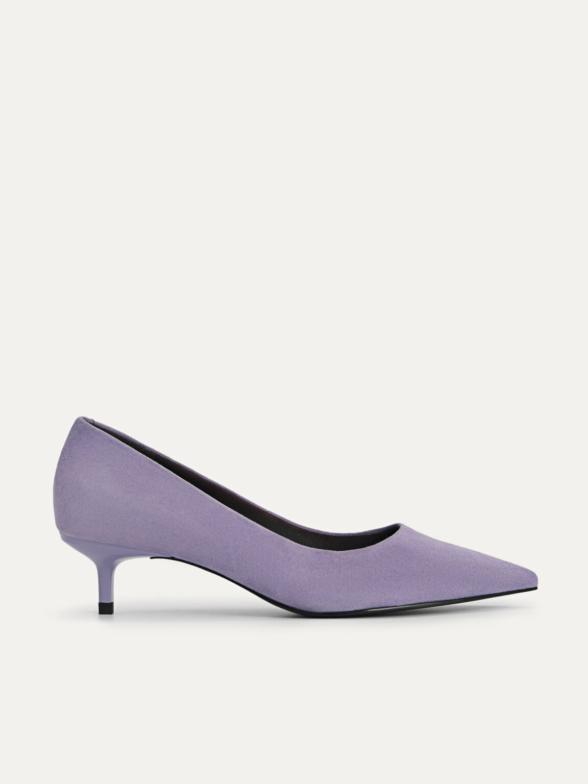 絨皮貓跟鞋, 紫羅蘭色