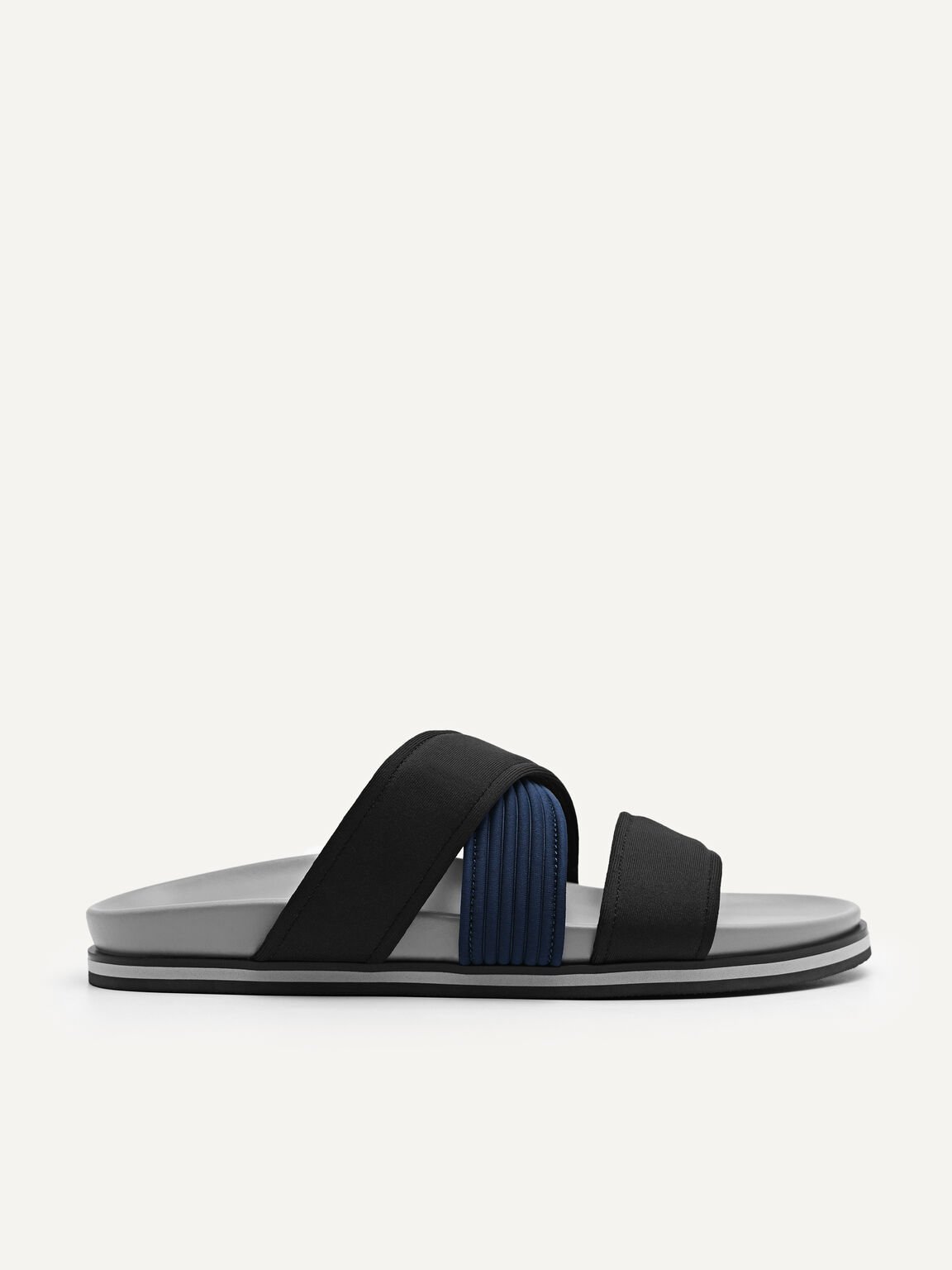 rePEDRO Pleated Sandals, Navy