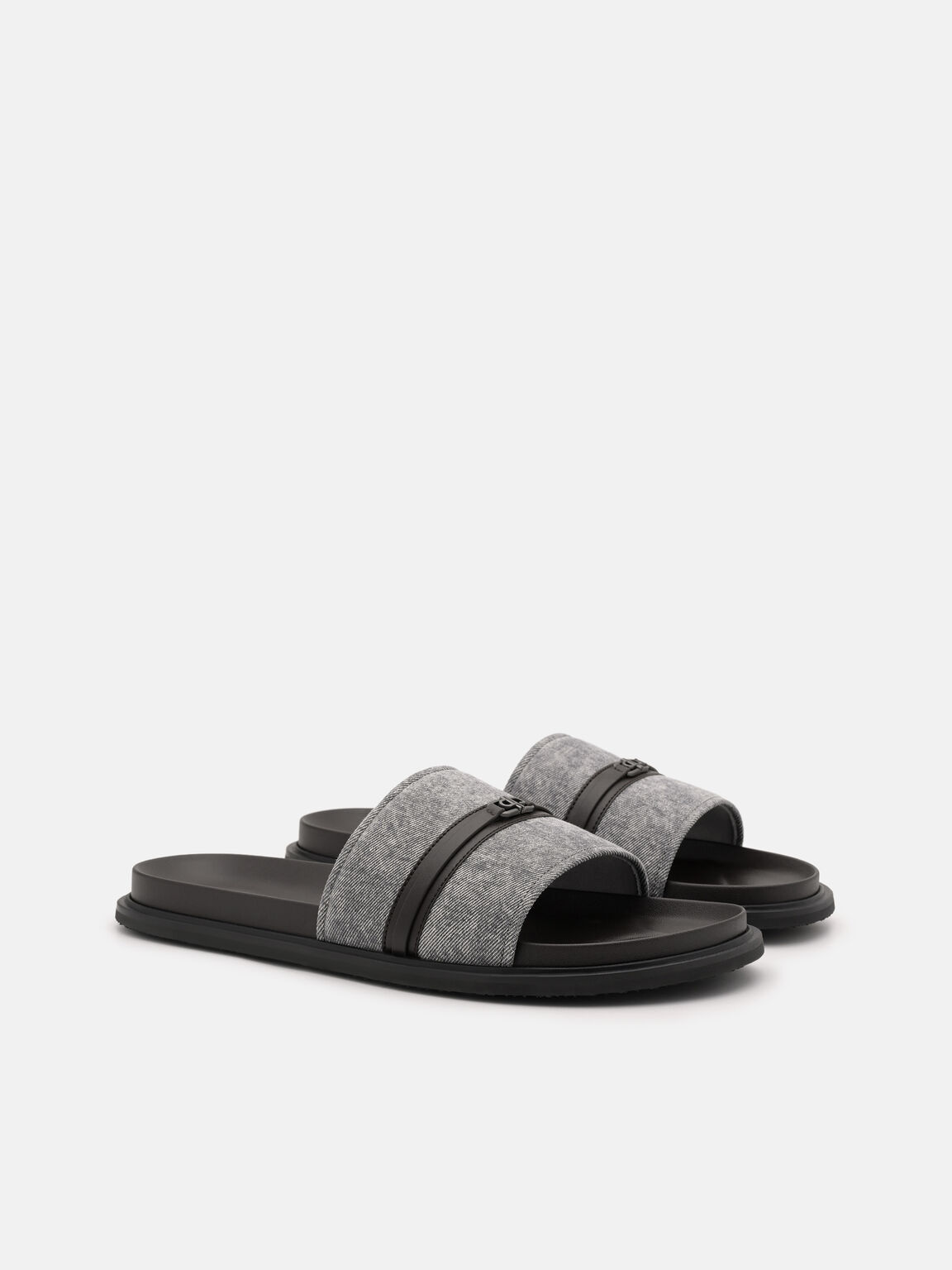 Renly Slide Sandals, Grey