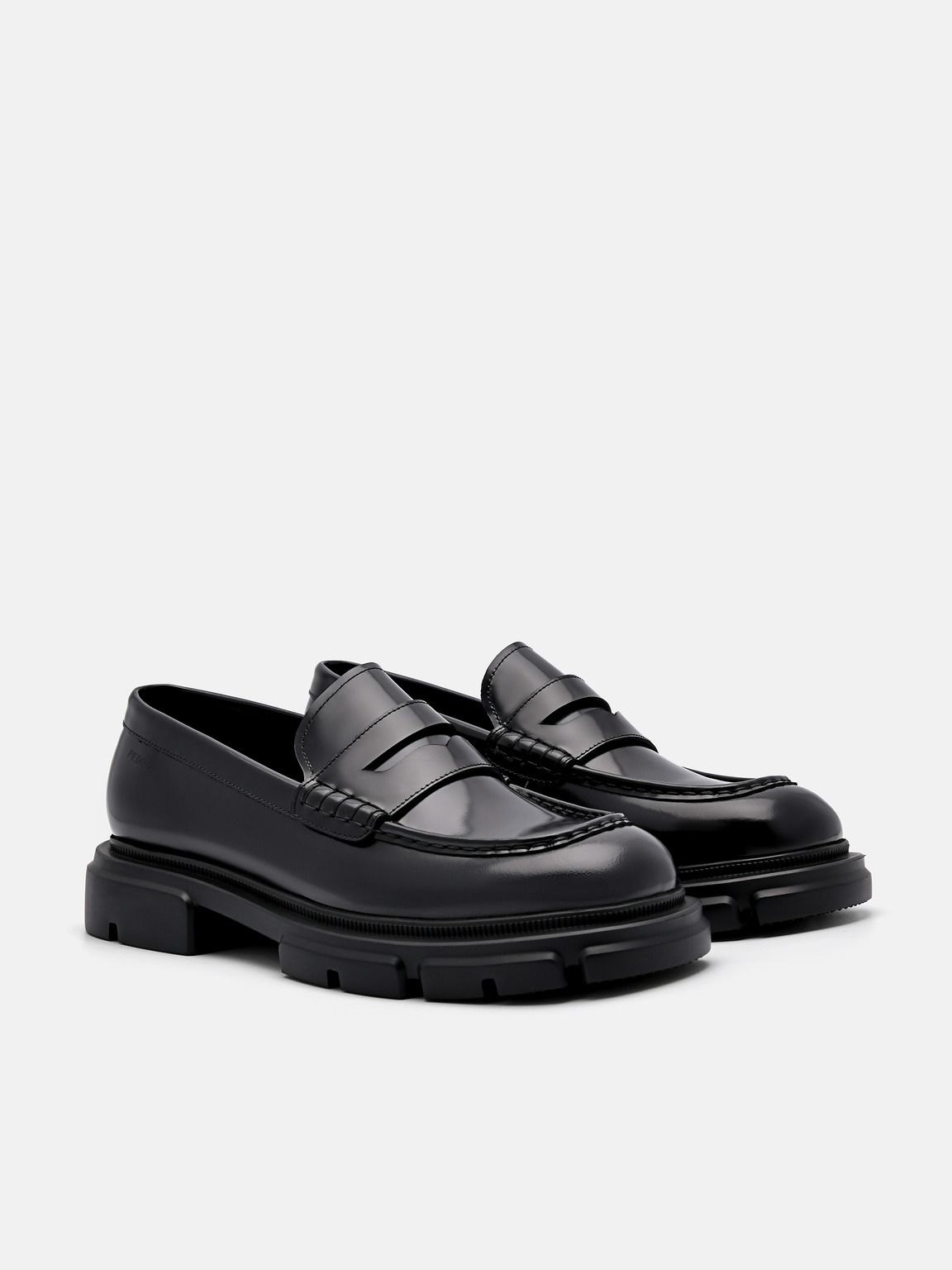 Women's Ellis Leather Loafers, Black