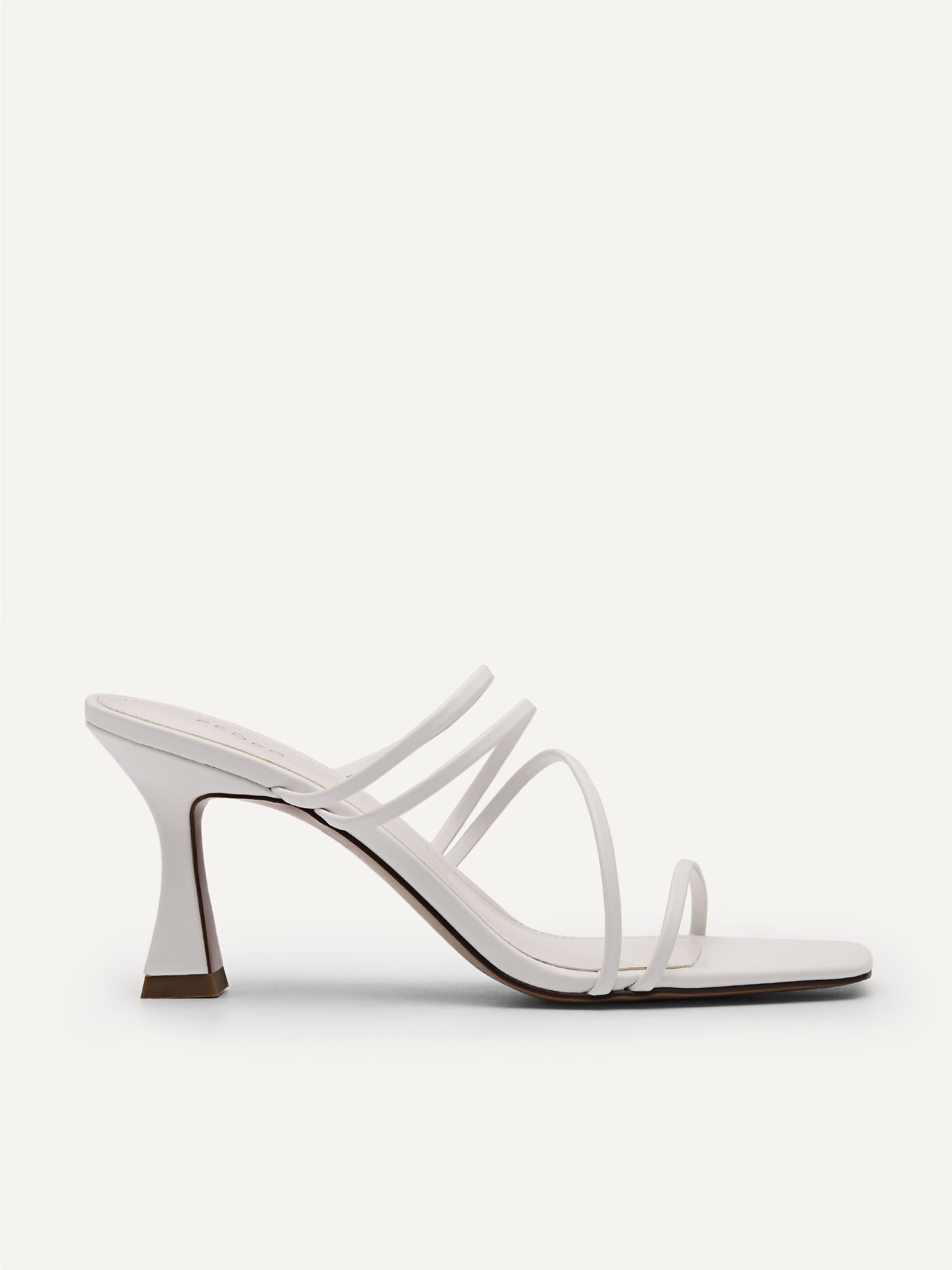 Ash Mask | White Strappy Mid Heel Sandals | Official UK Site