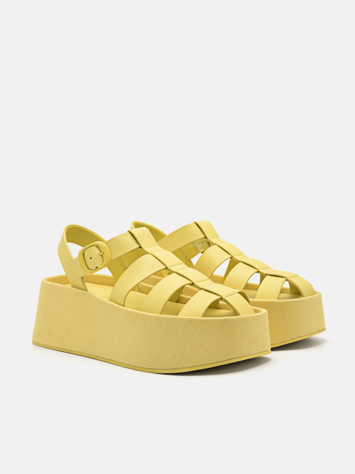 Palma厚底涼鞋, 黄色