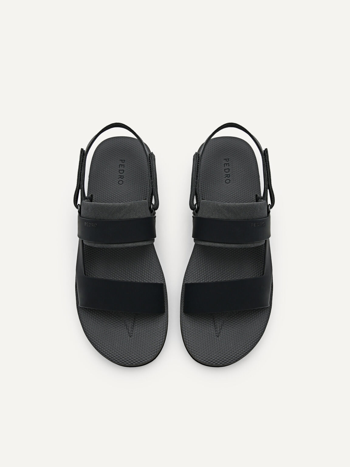 Backstrap Sandals, Black