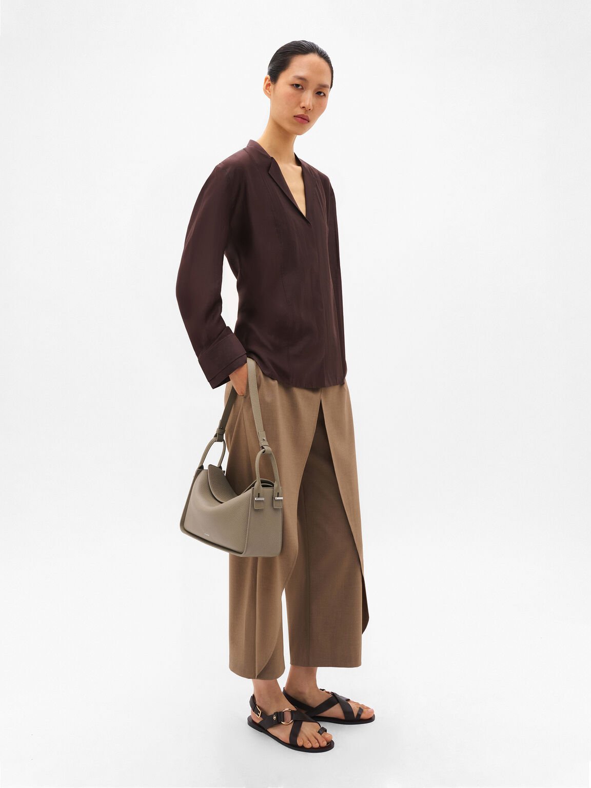 Demi Midi, Taupe Tumble