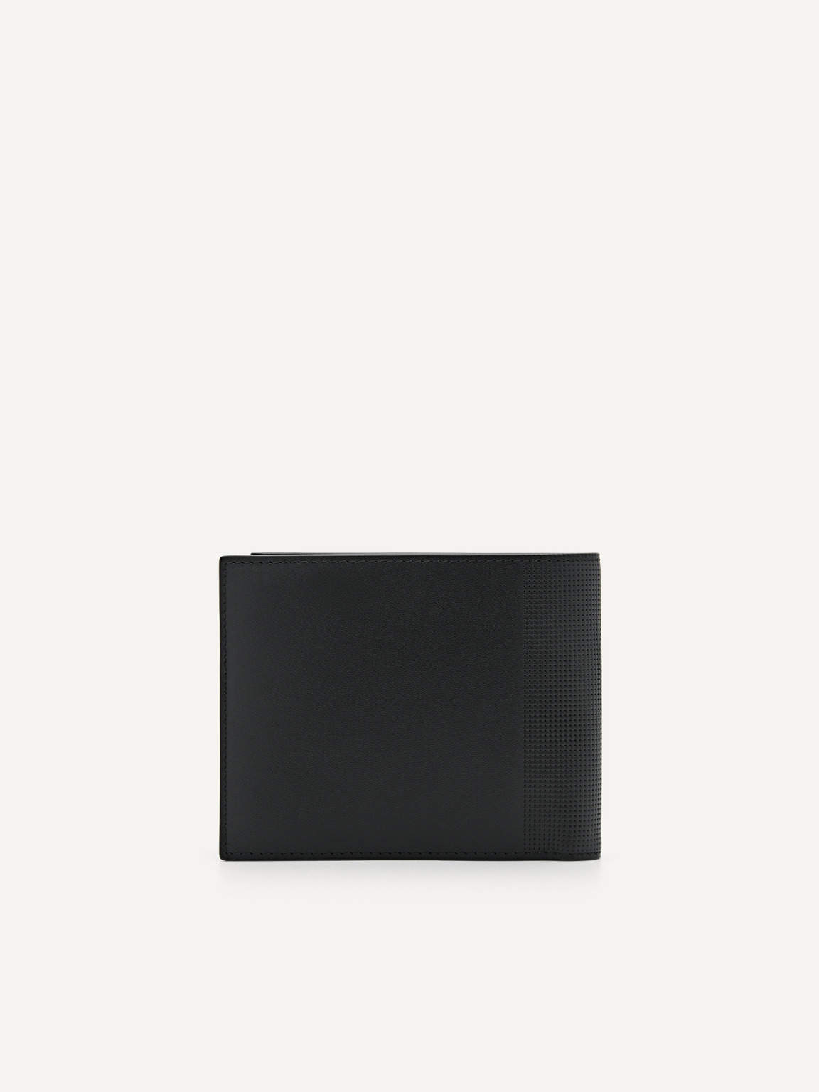 Oliver Leather Bi-Fold Wallet with Insert, Black