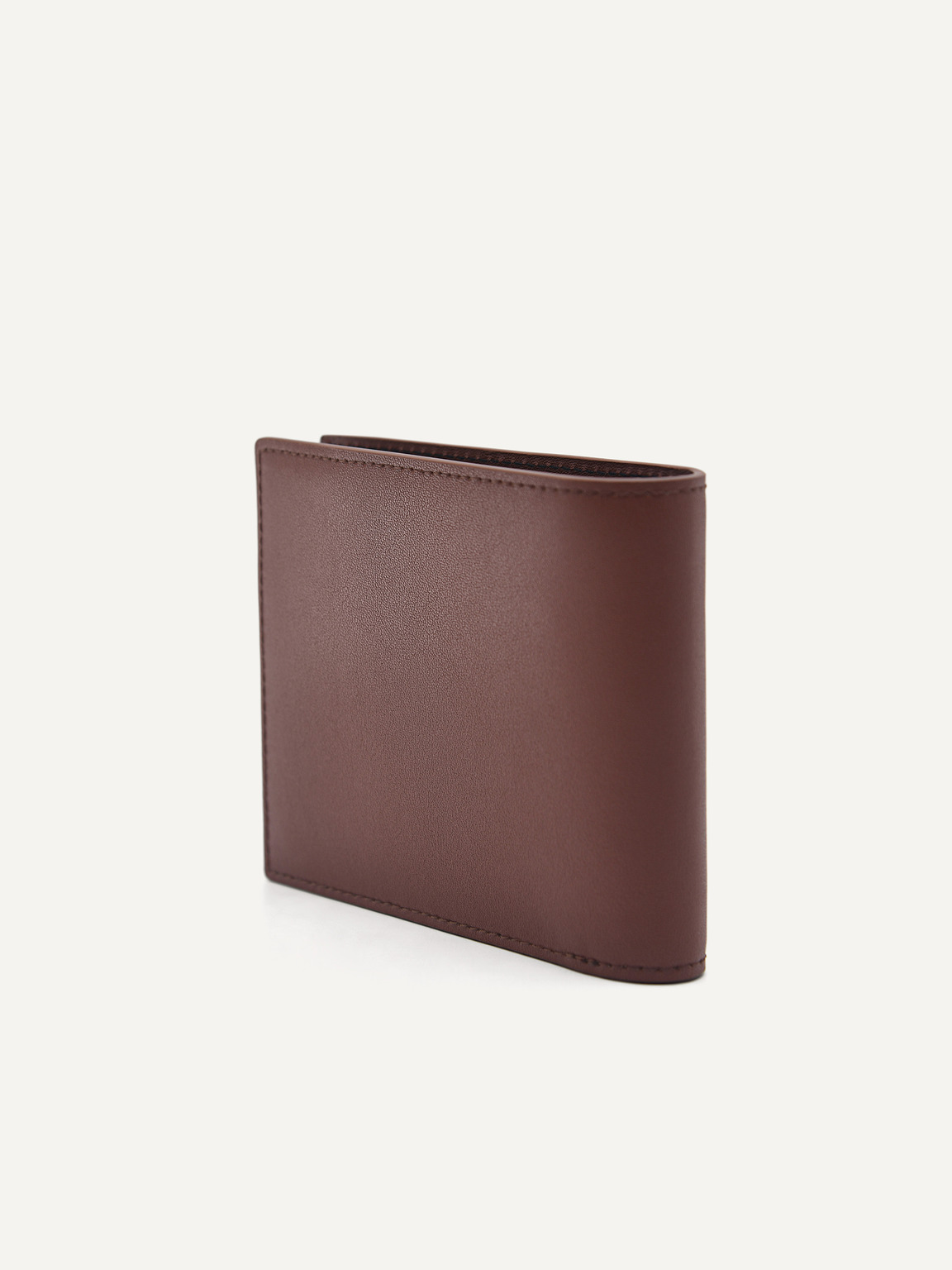 Leather Bi-Fold Wallet With Insert, Brown