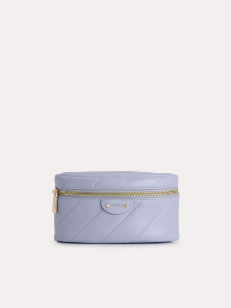 Quilted Shoulder Bag, Lilac