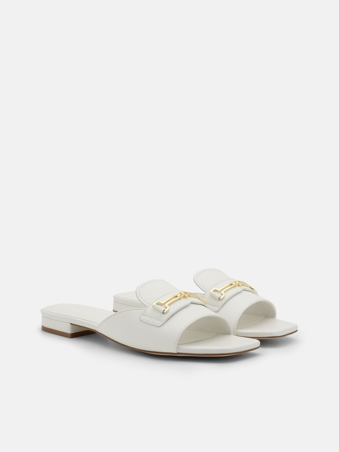 Alistair Leather Sandals, Chalk