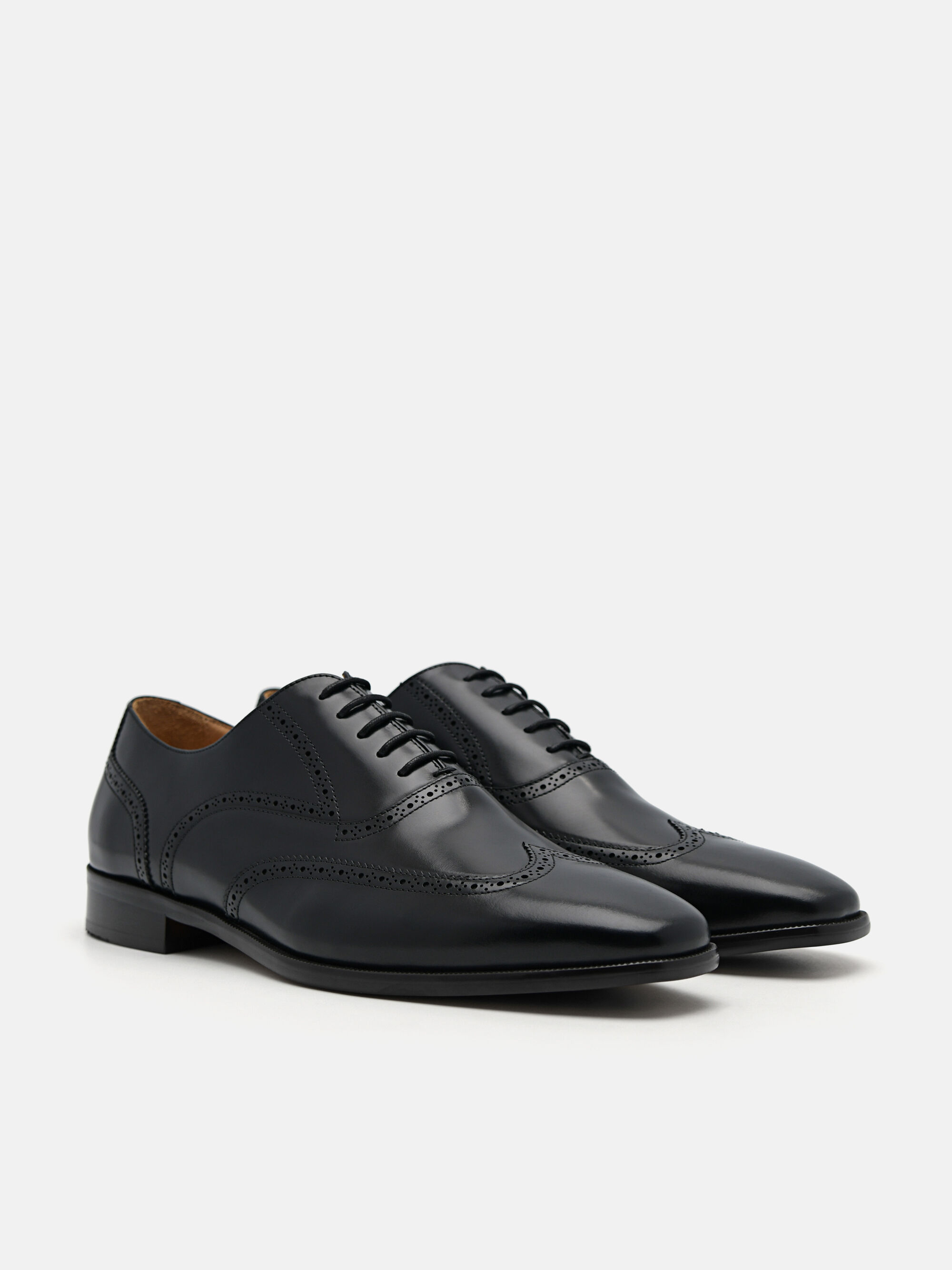 Black Baker Oxford Shoes - PEDRO EU