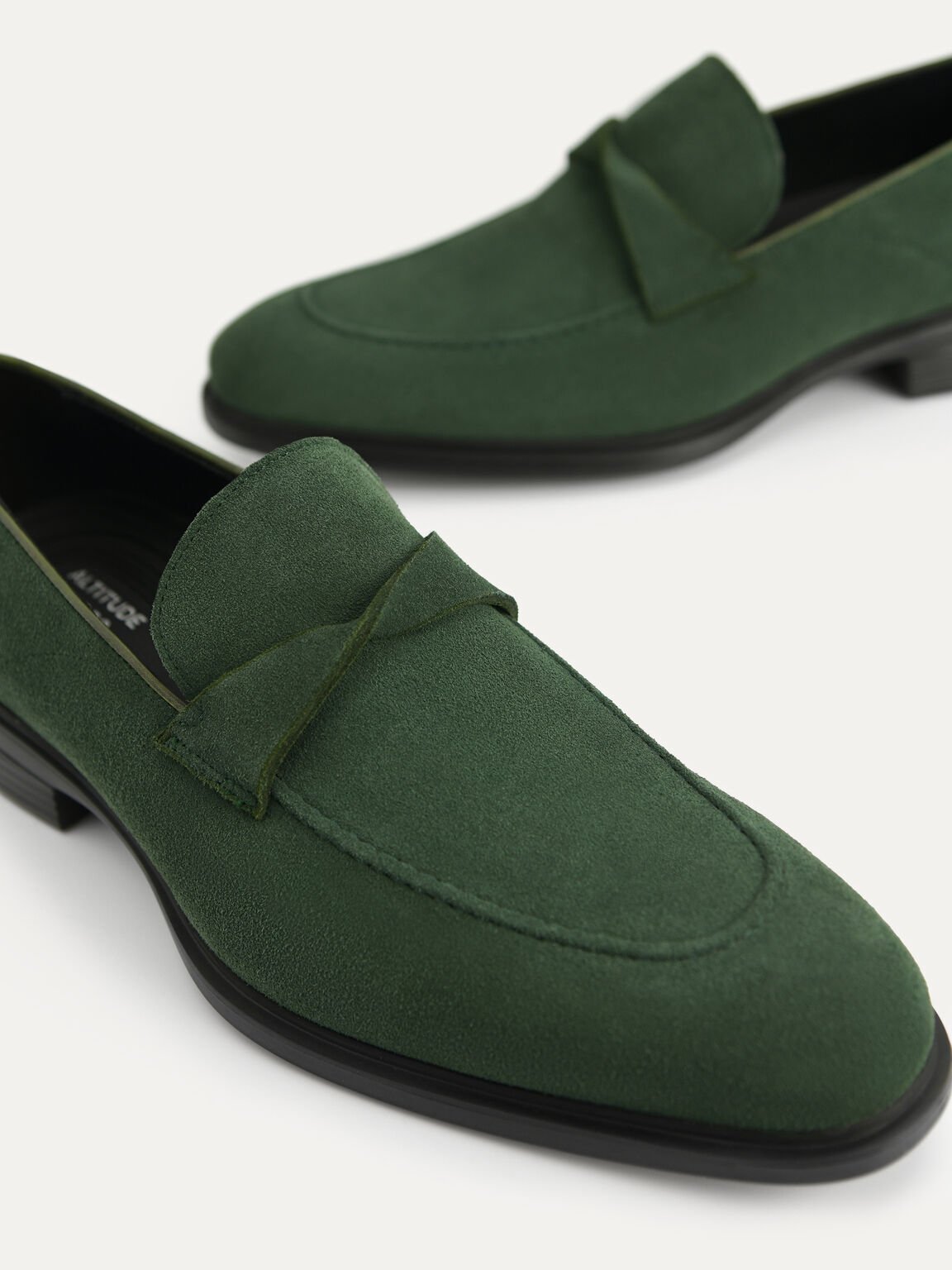Altitude Leather Loafers, Dark Green