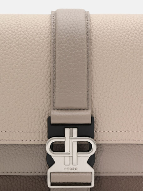 Tex Leather Crossbody Bag, Multi Tumble