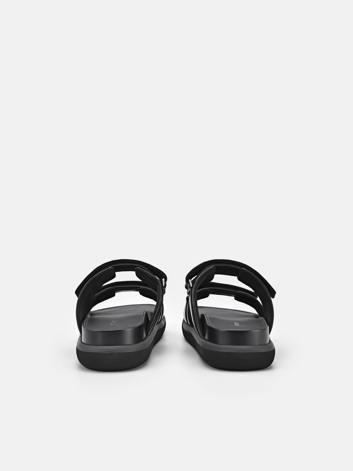 Velcro Slip-On Sandals, Black