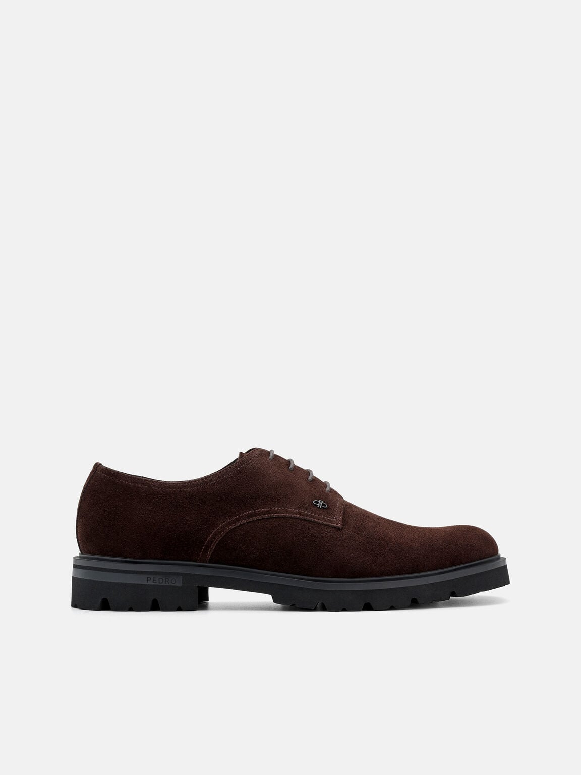 Anders Suede Derby Shoes, Espresso Brown Suede