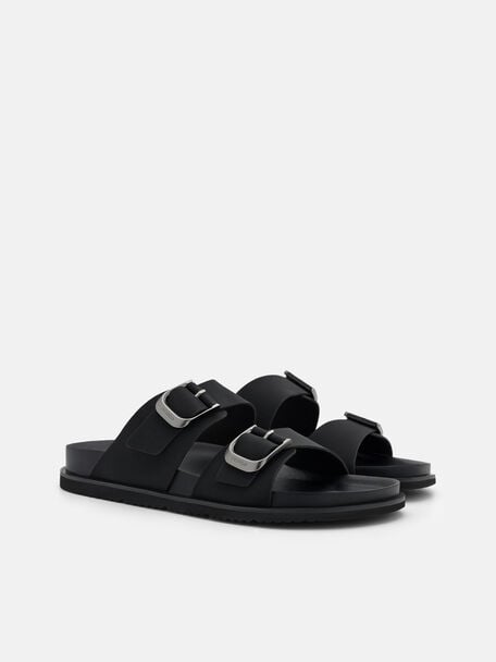 Men's Helix Slide Sandals, Black