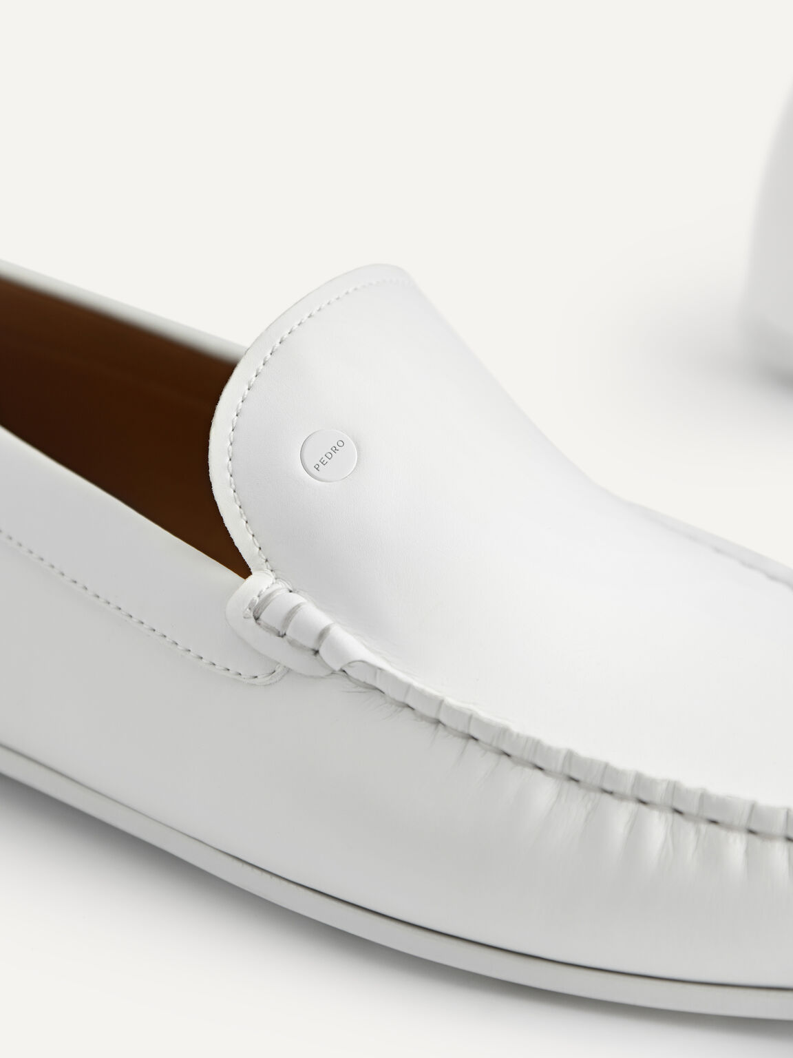 Casual Moccasins, White