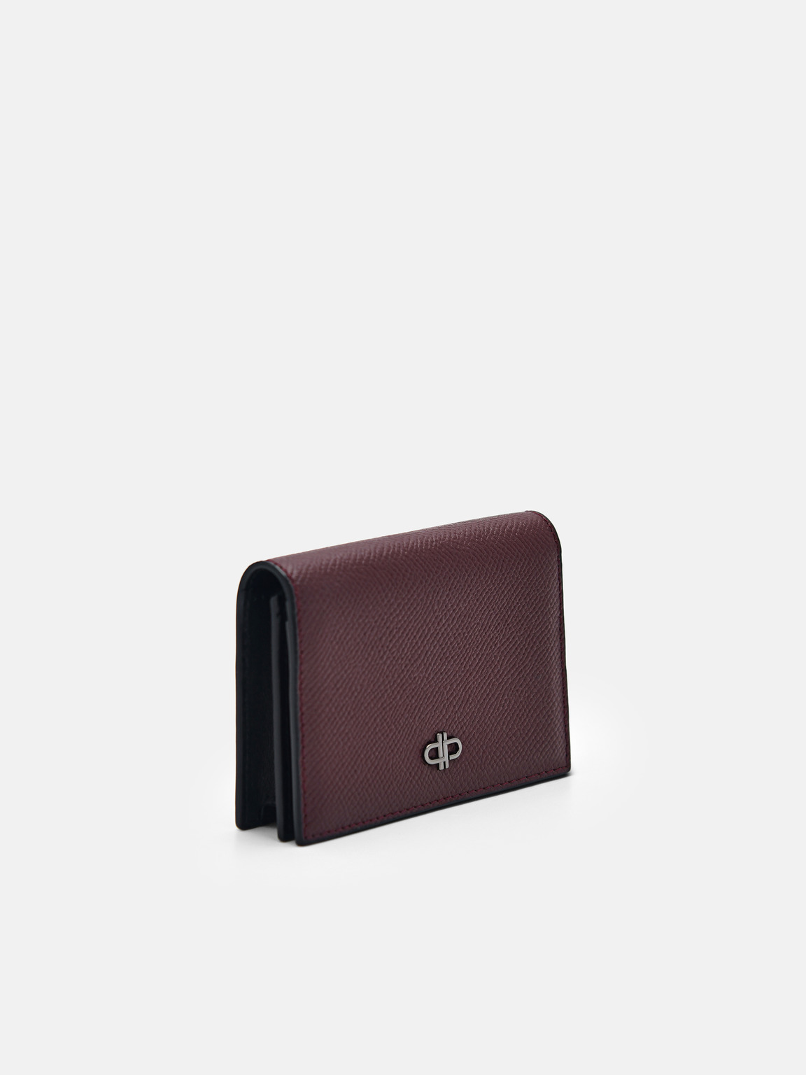 PEDRO Icon Leather Bi-Fold Card Holder, Mahogany