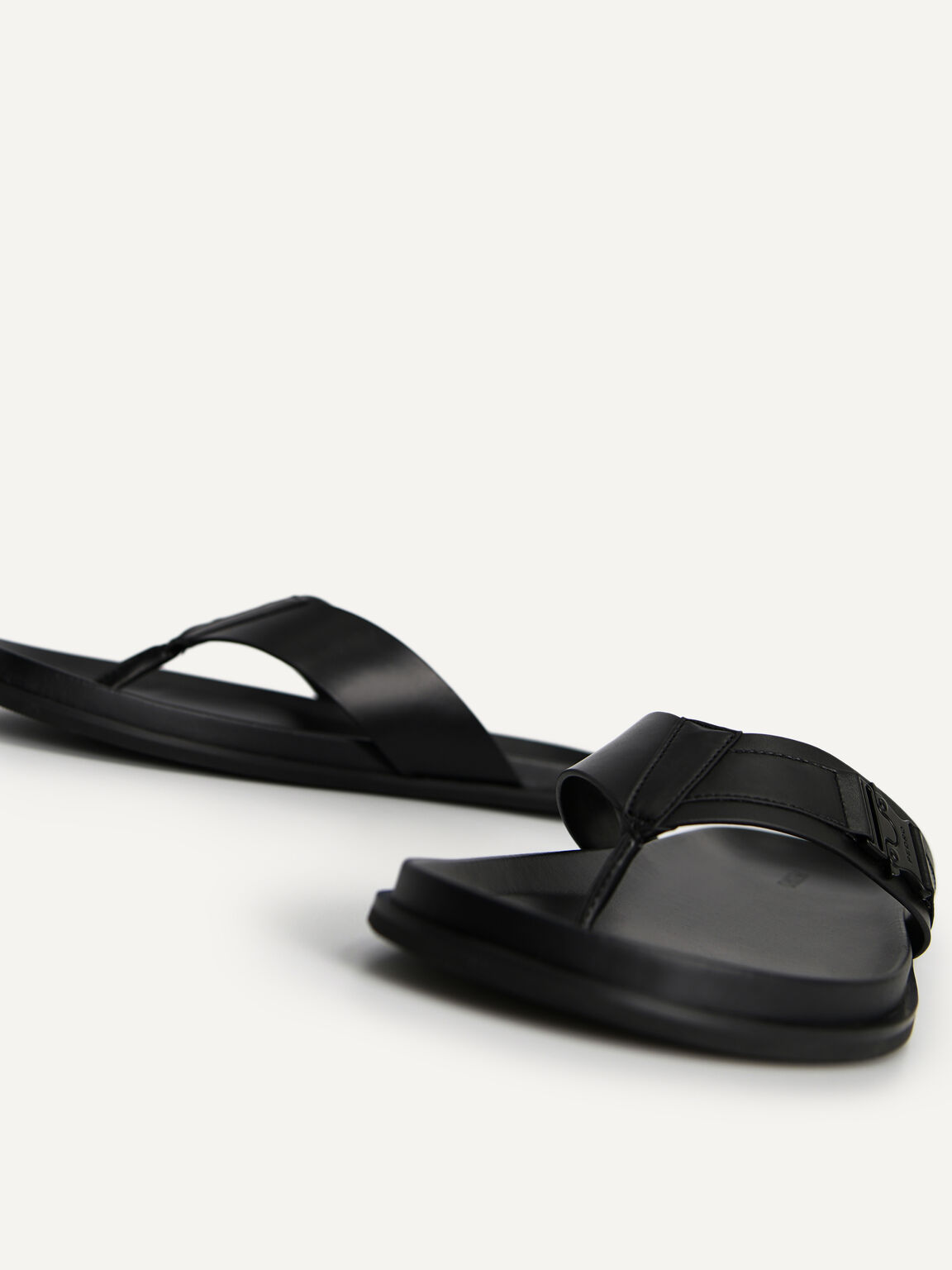 Thong Sandals, Black, hi-res