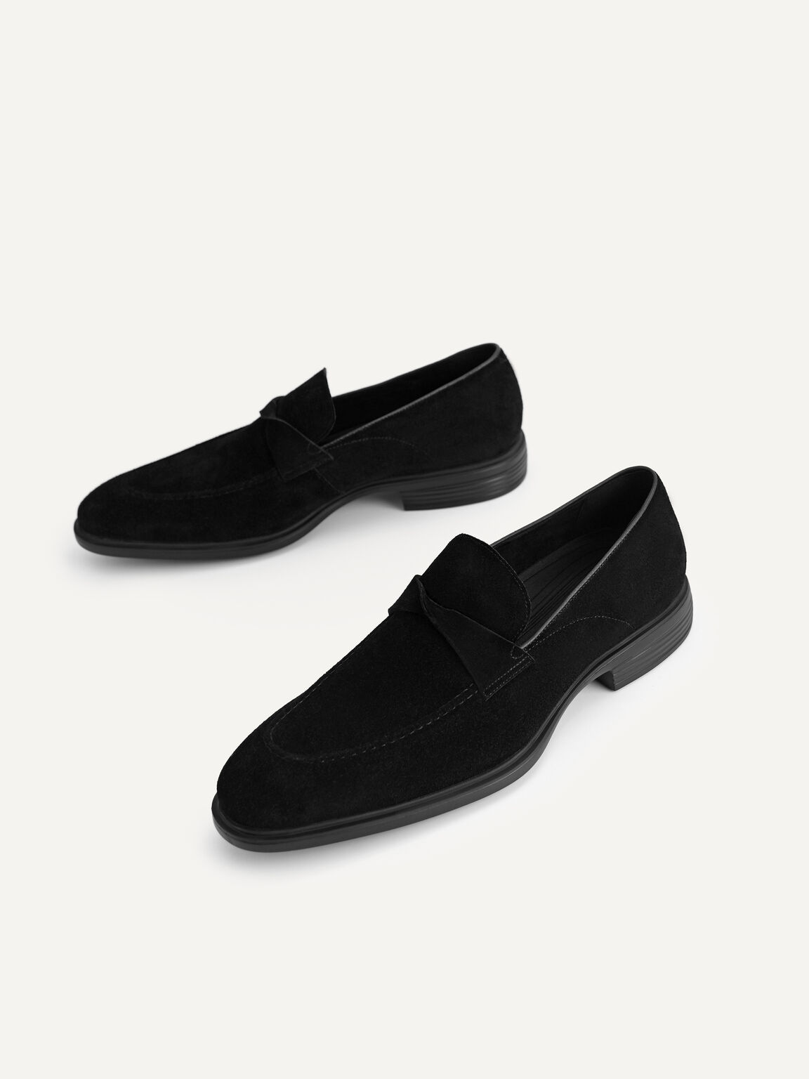 Altitude Leather Loafers, Black