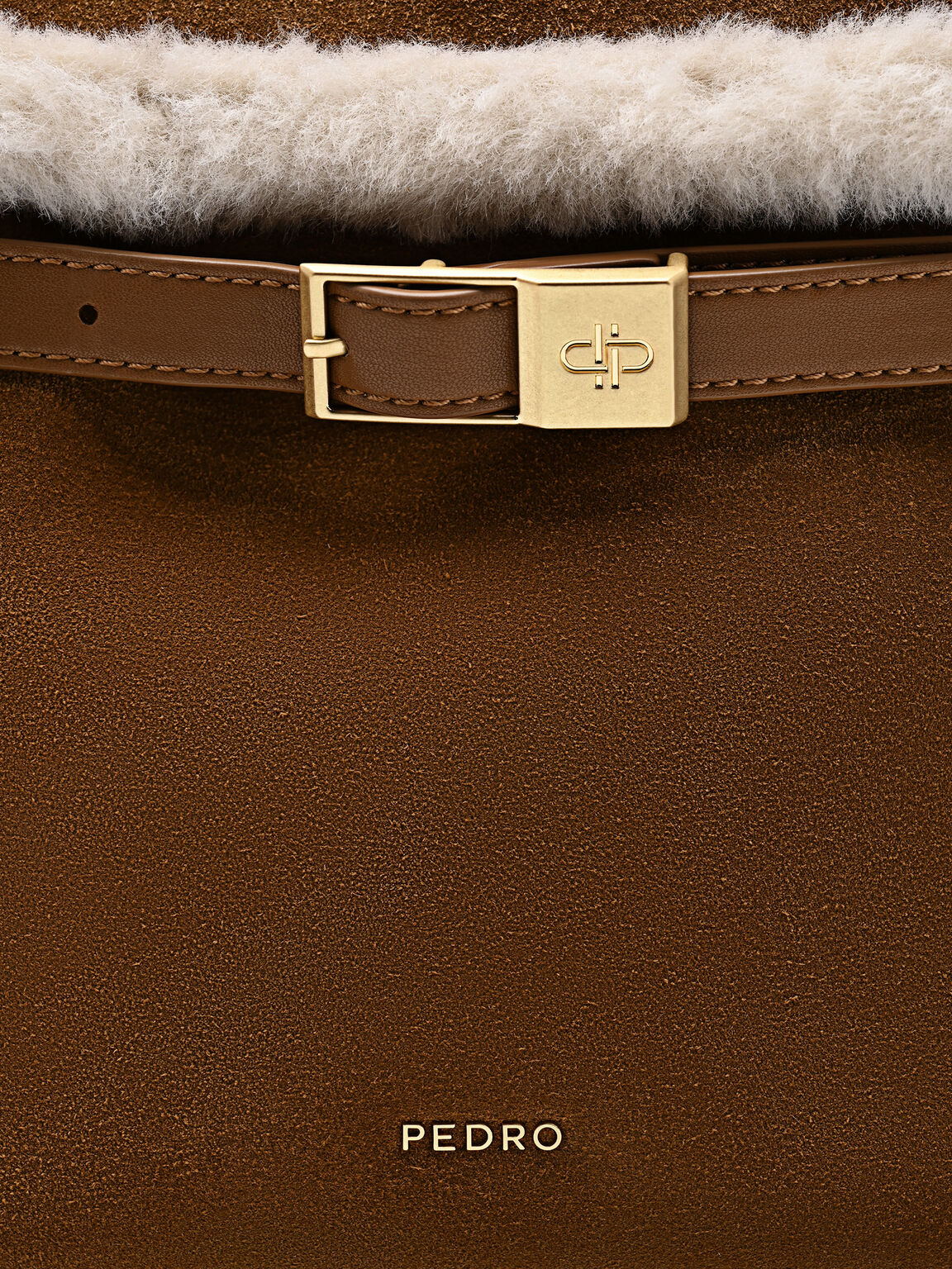 Large Shoulder Bag, Cognac