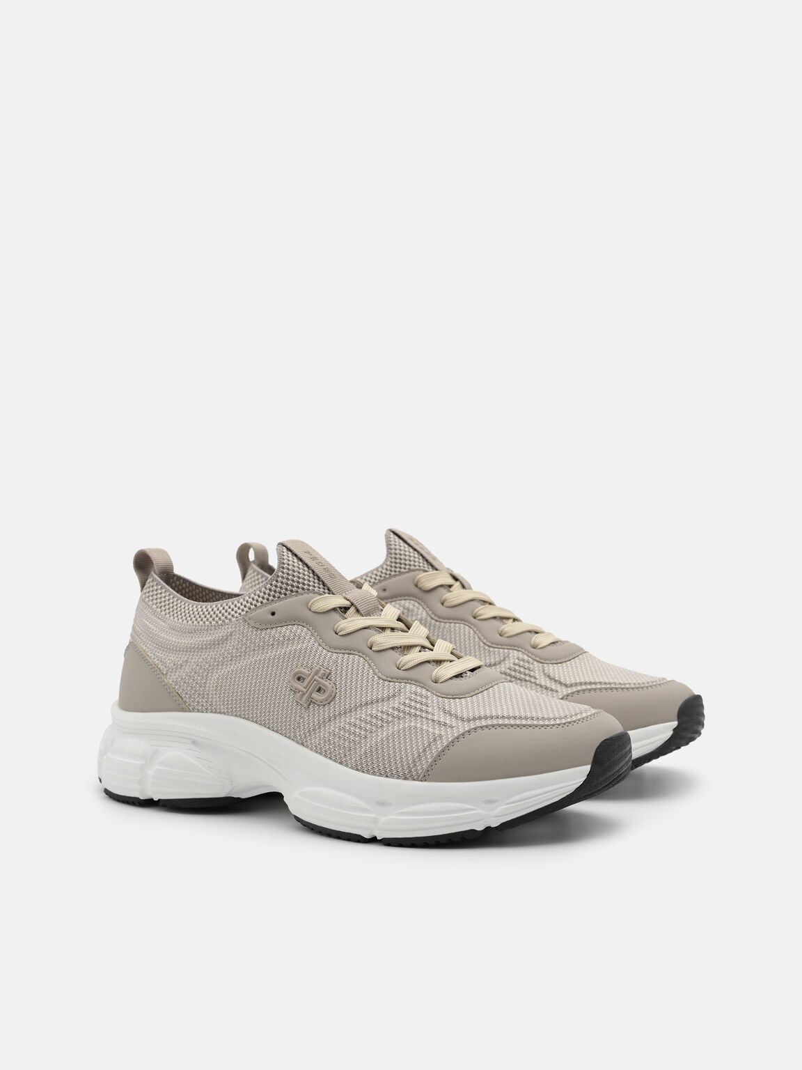 Nyx Knitted Sneakers, Taupe