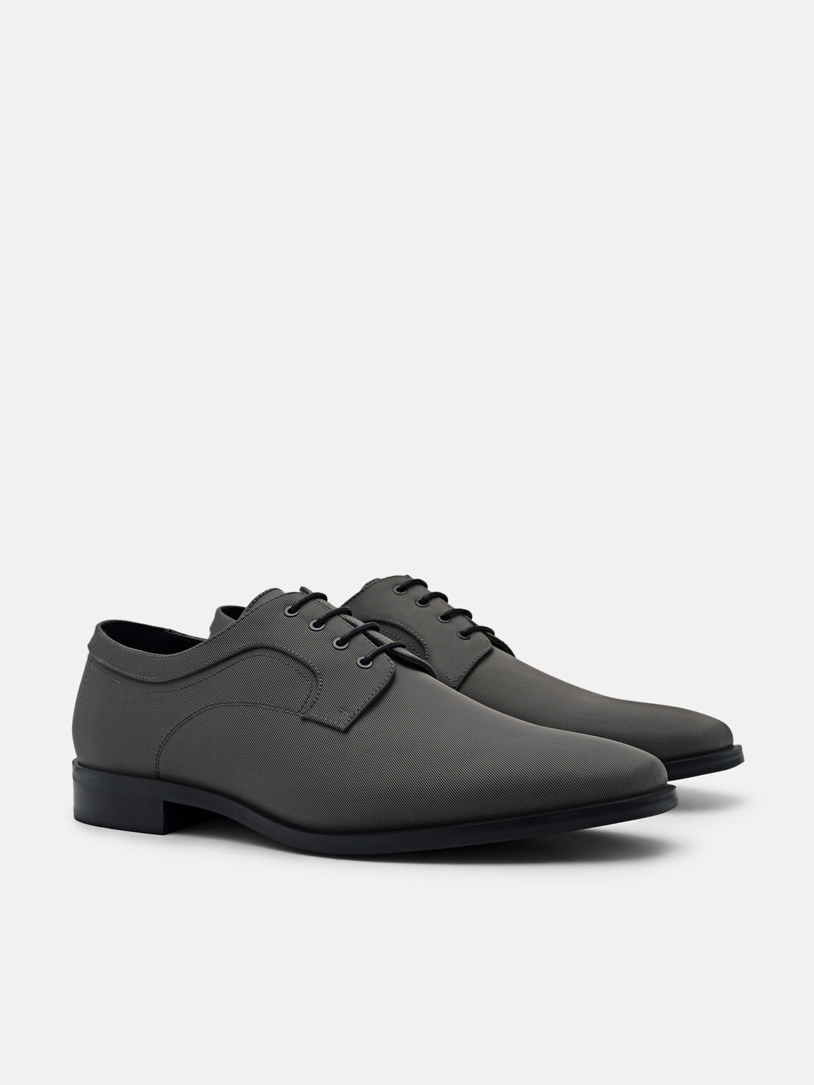 Nylon Derby Shoes, Dark Grey