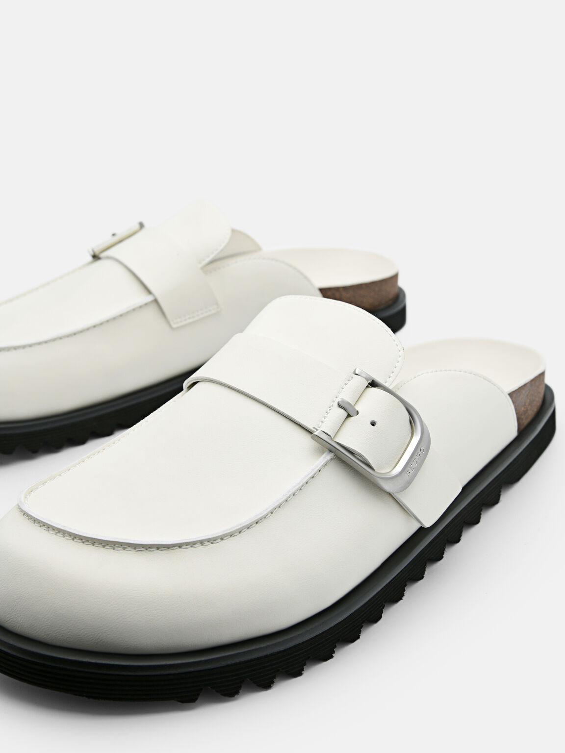 Helix Slip-On Sandals, White