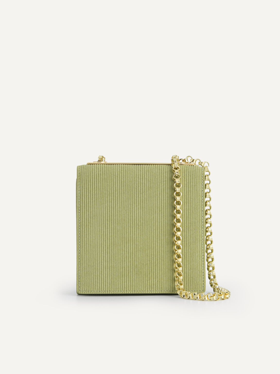 Corduroy Sling Pouch, Olive