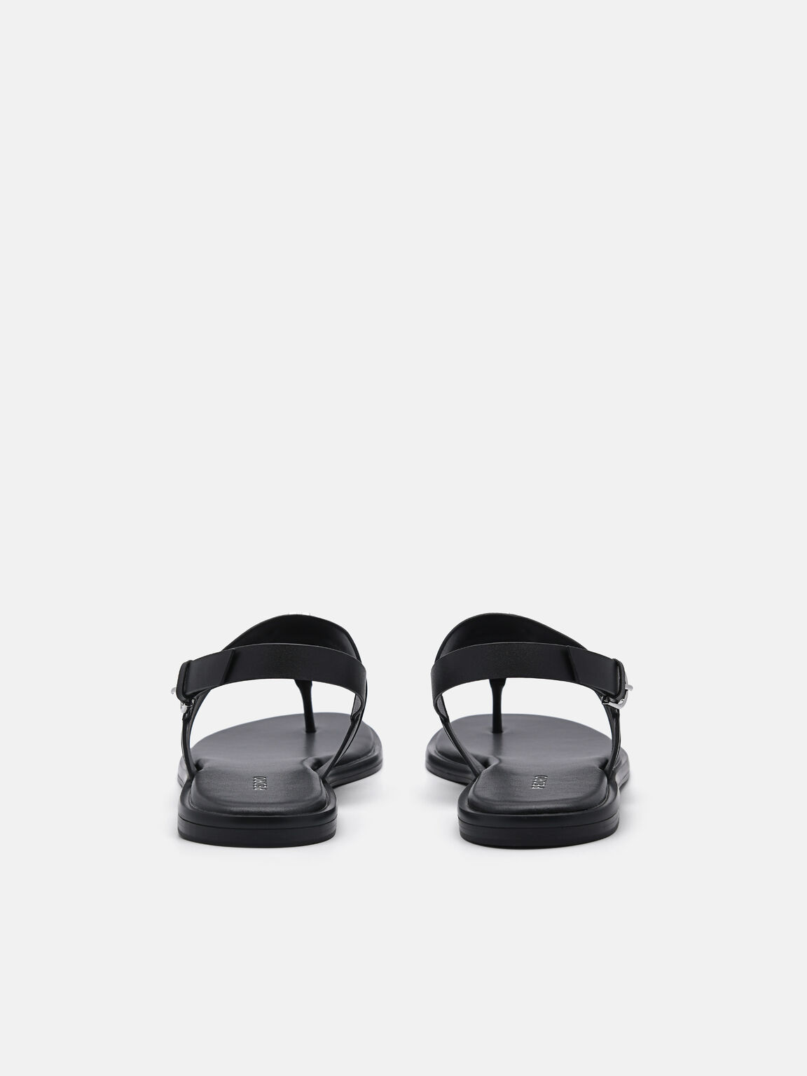 PEDRO Icon Leather Sandals, Black