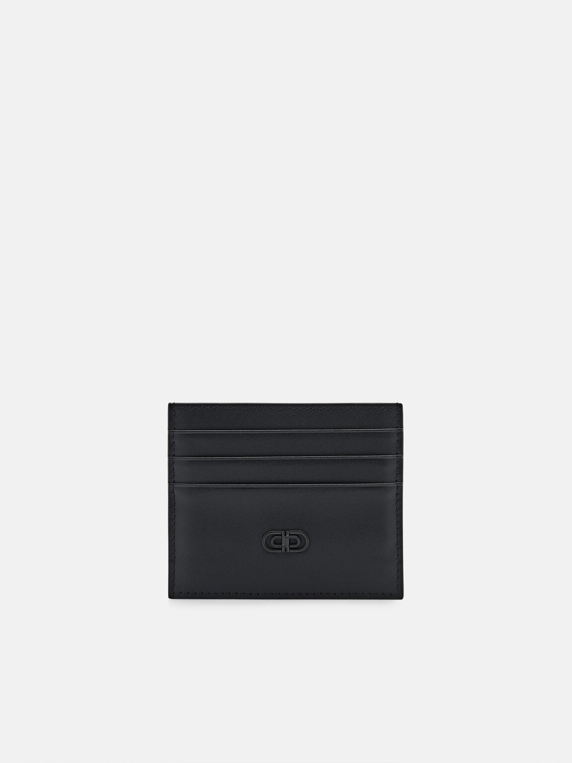 PEDRO Icon Leather Card Holder - Black