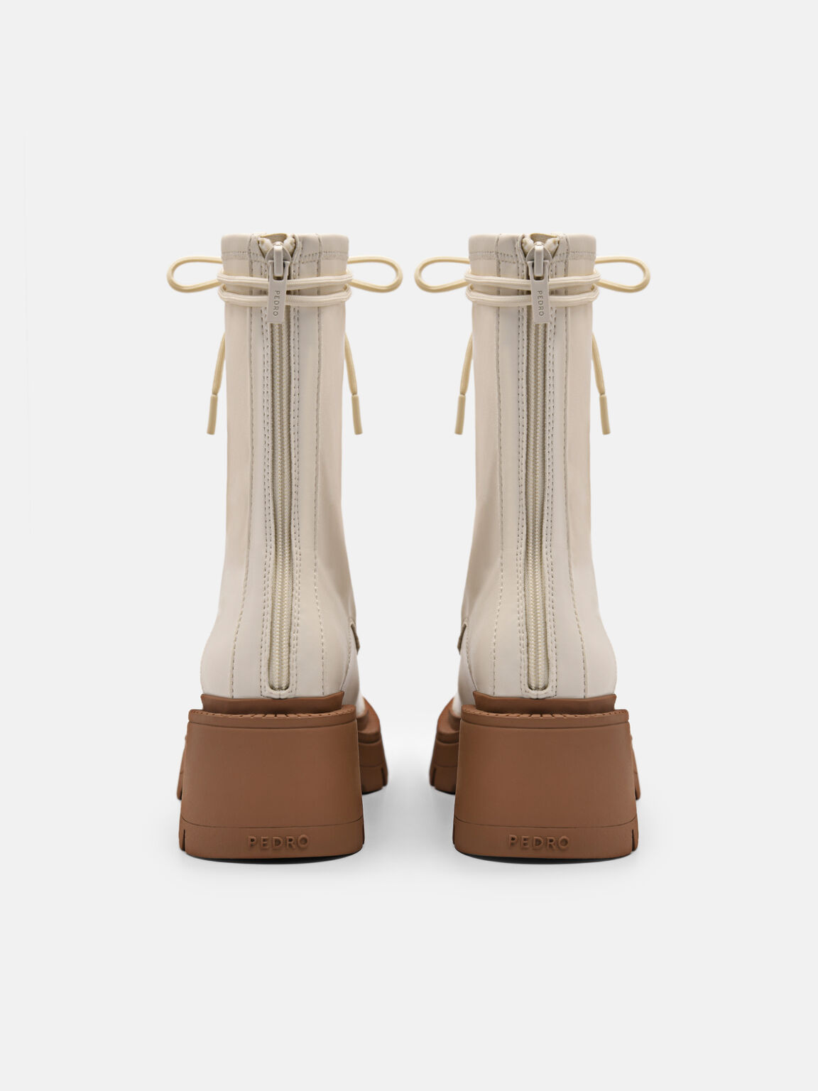 Poppy Ankle Boots, Beige