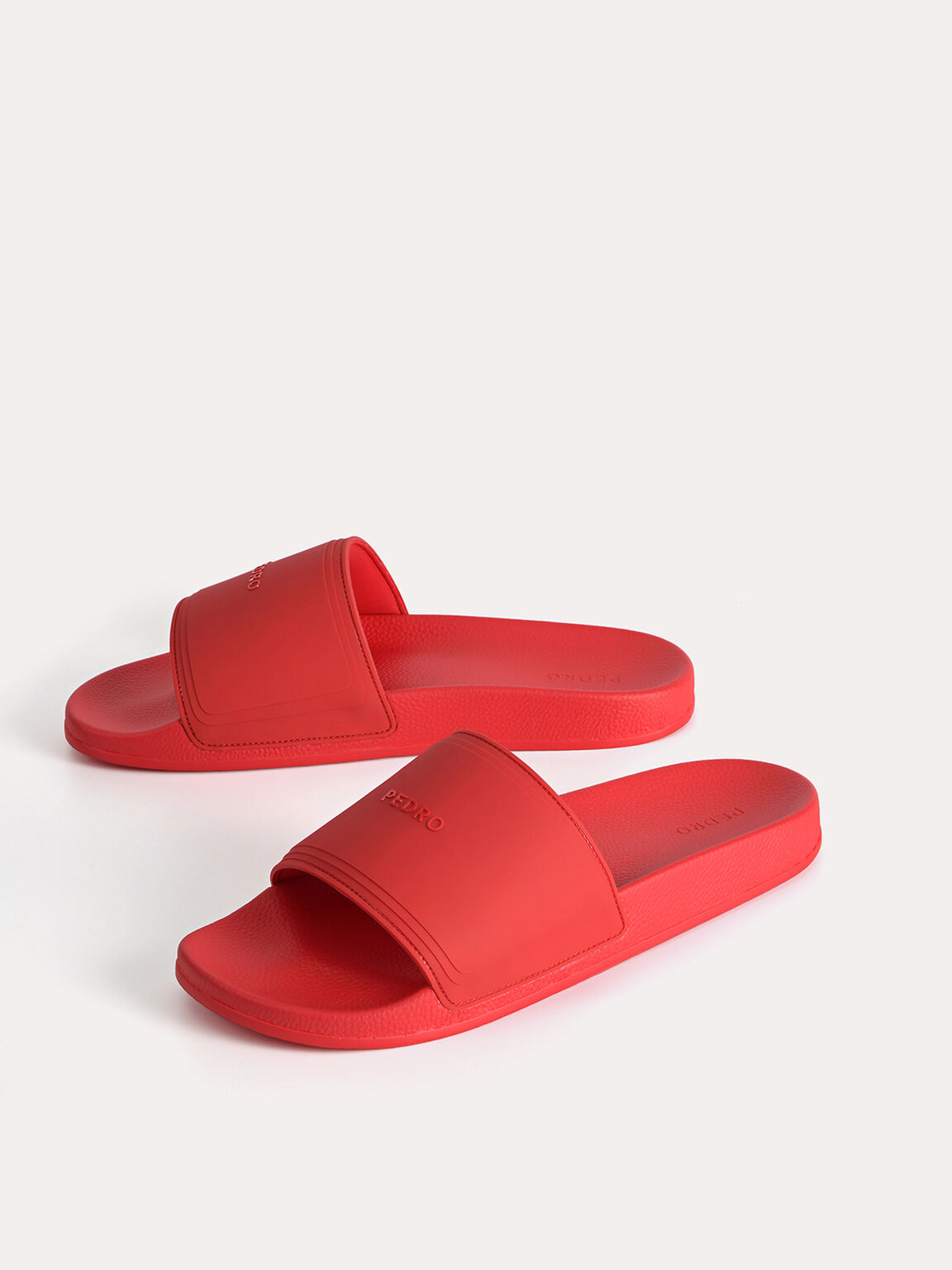 Billie Casual Slides, Red