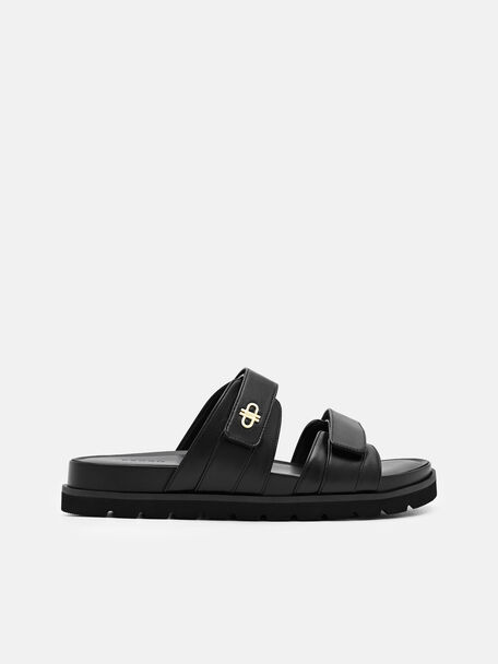 Sanni Slide Sandals, Black