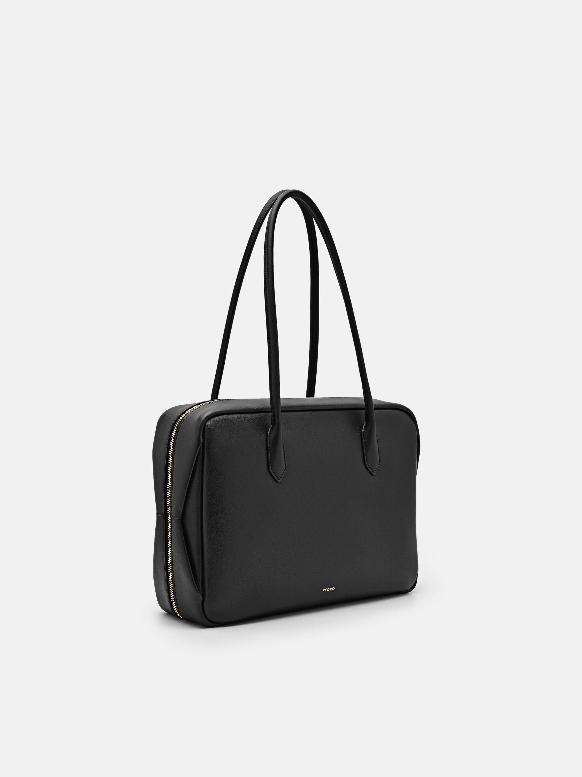 Black Caddie Leather Bowling Bag - PEDRO US