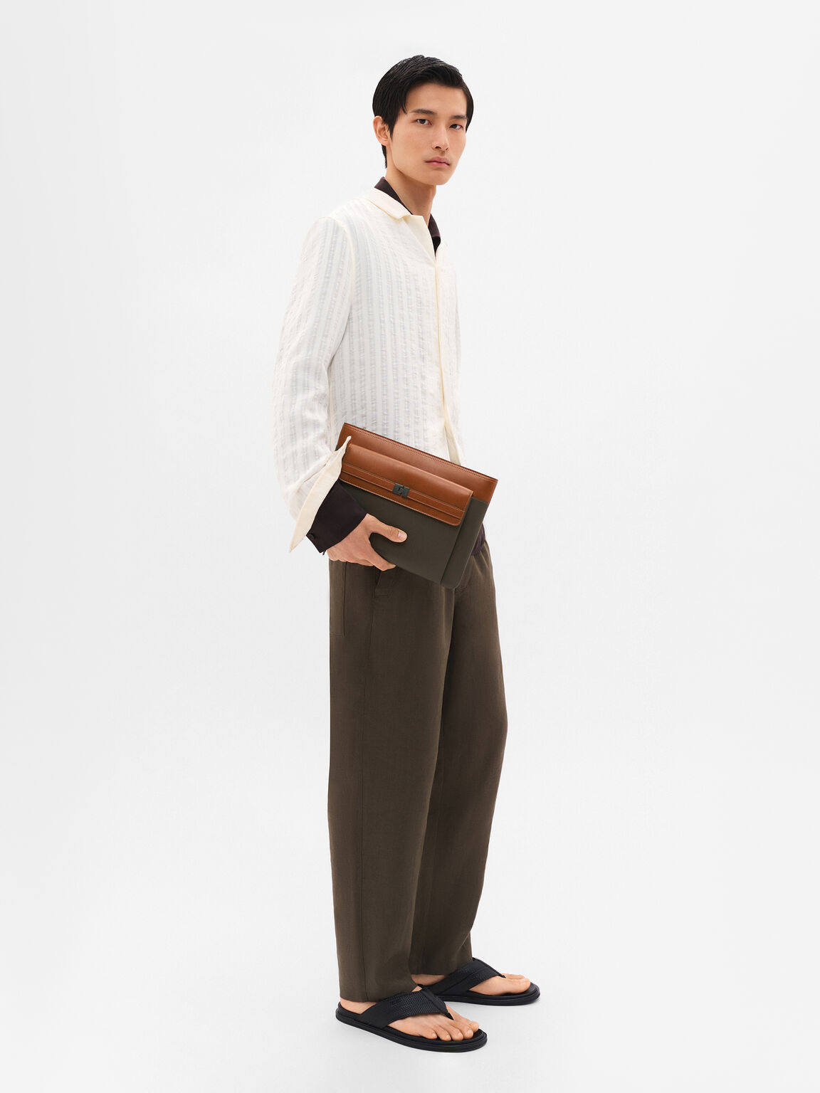 Jatte Portfolio Bag, Dark Taupe