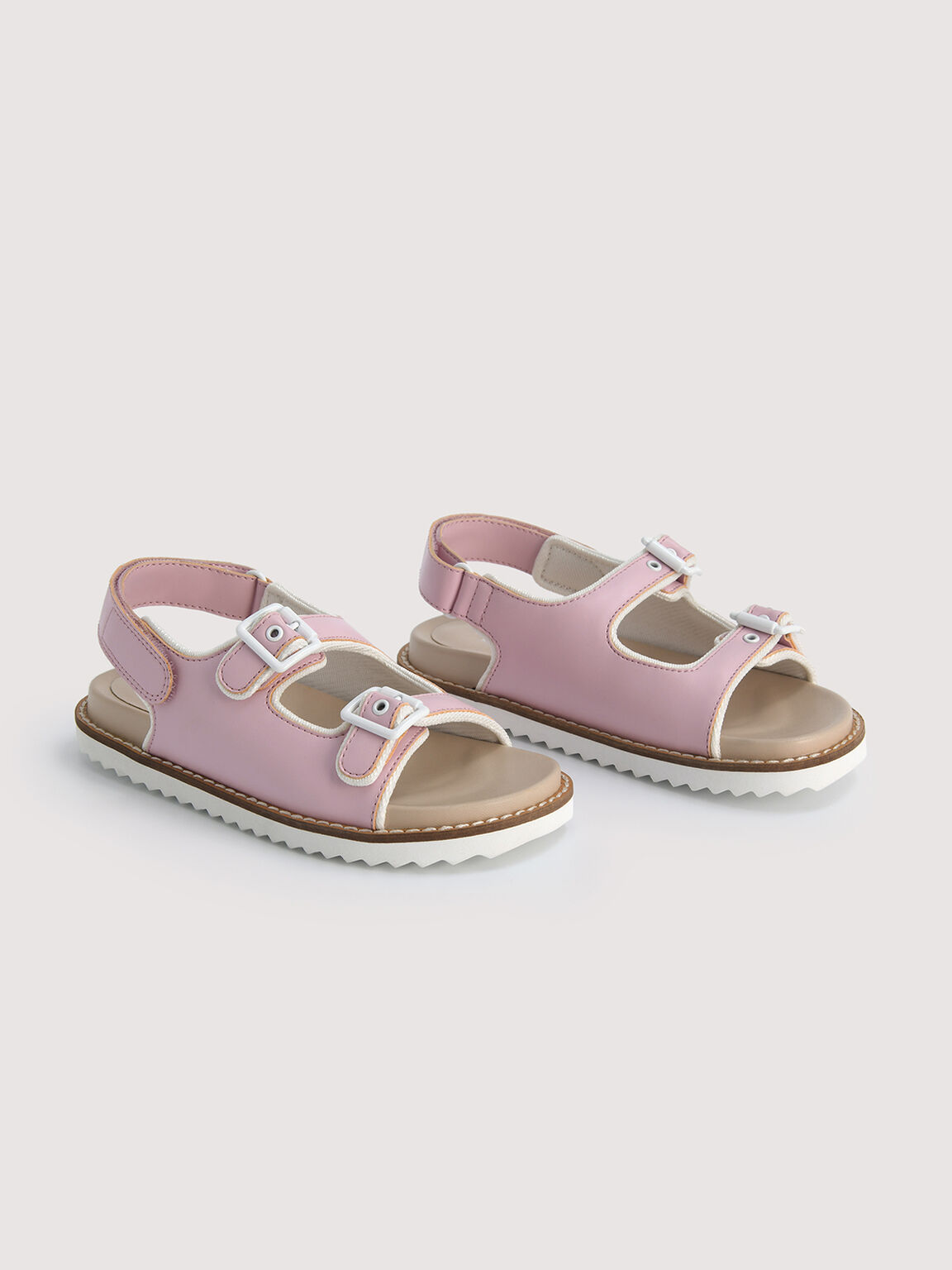 Slingback Sandals, Light Pink