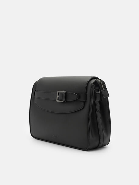 Noah Crossbody Bag, Black