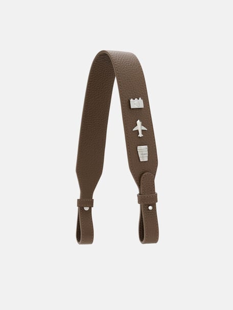 Demi Bag Strap, Dark Taupe