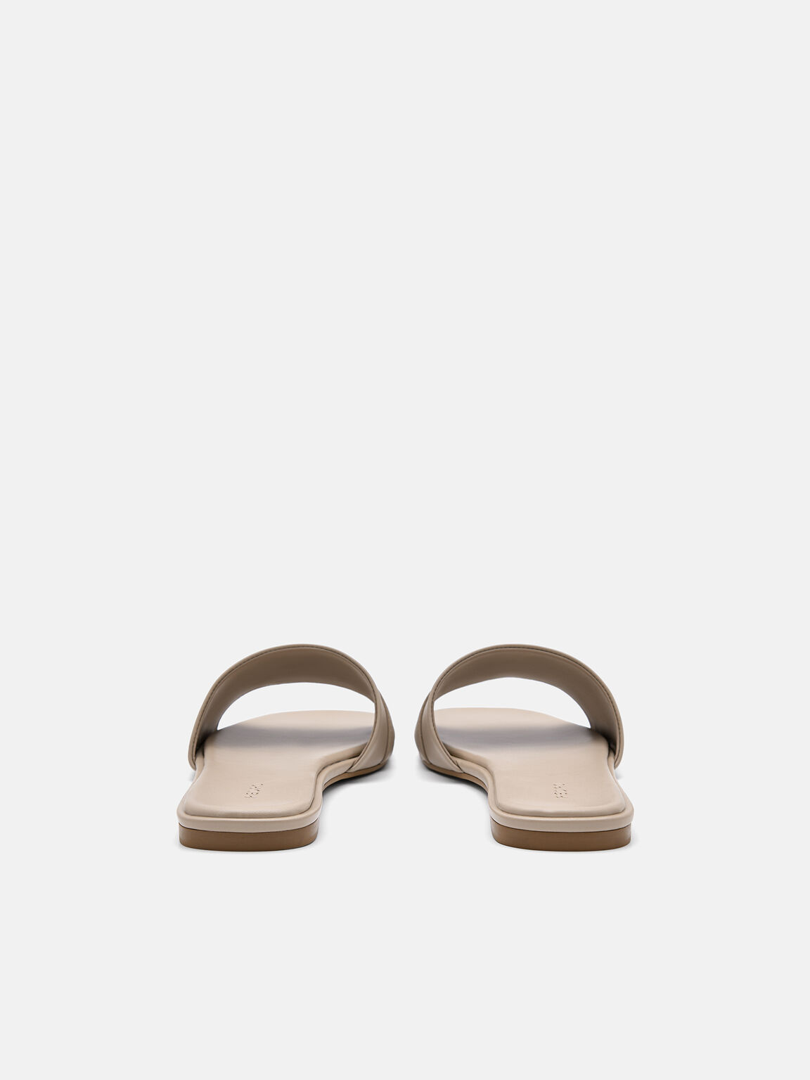 Leather Sandals, Taupe
