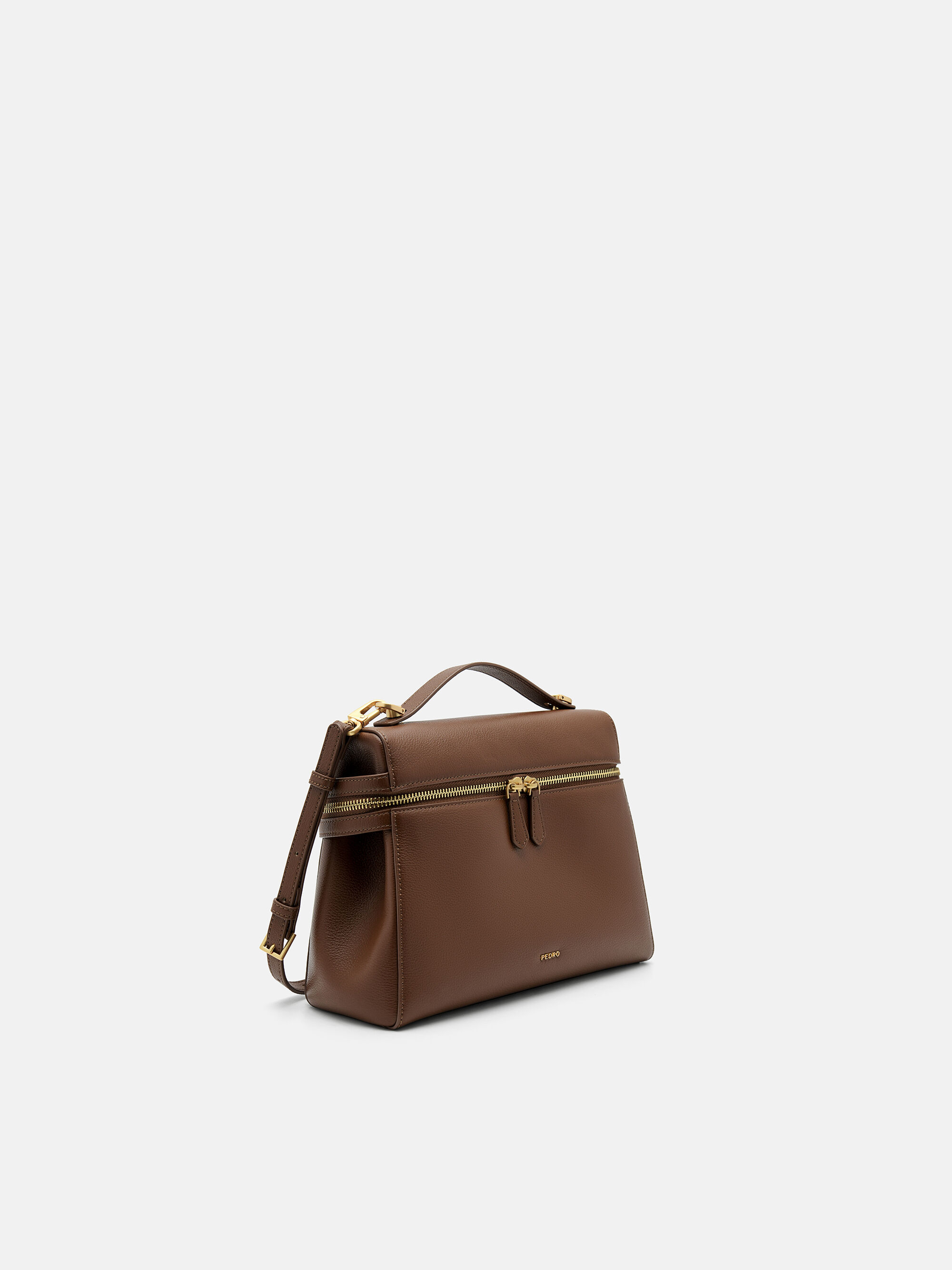 Brown Alyssa Leather Backpack - PEDRO US