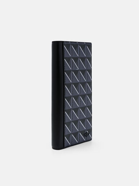 Axxis Canvas Long Wallet, Blue Canvas