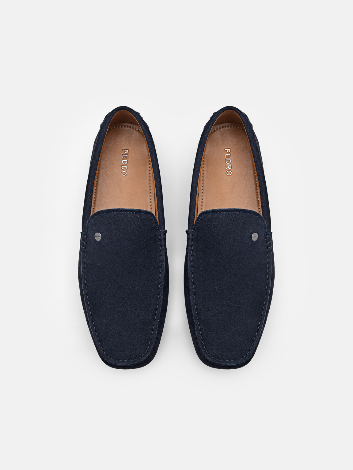 Oliver Nubuck Driving Shoes, Navy