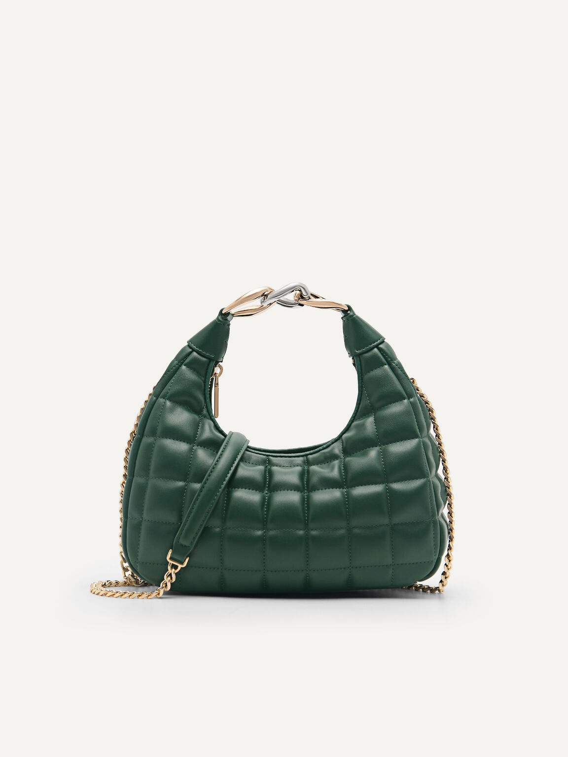 Connect Top Handle Bag, Dark Green