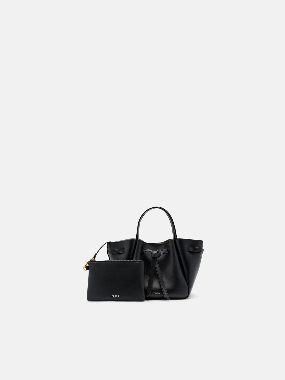 Emory Leather Tote Bag, Black