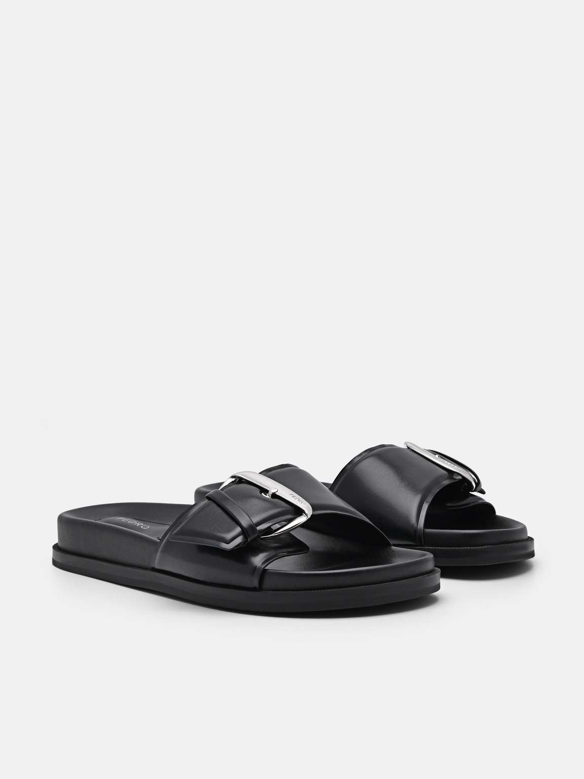 Alyda Slip-On Sandals, Black
