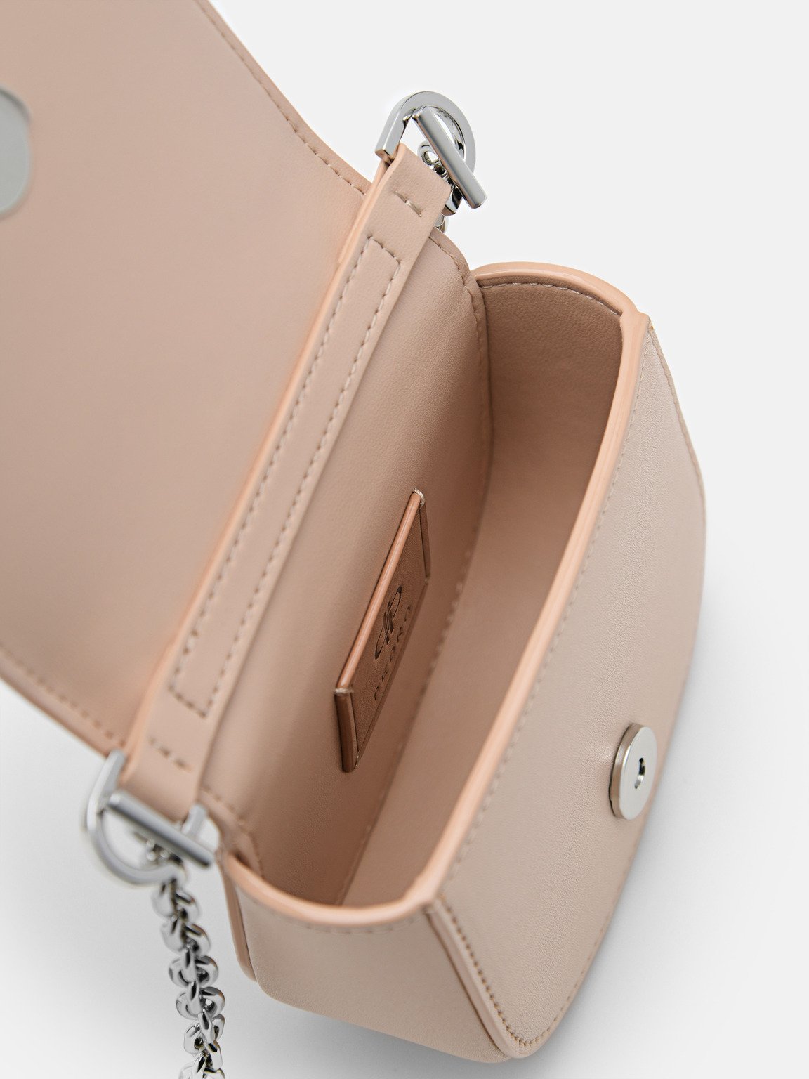 PEDRO Icon Leather Micro Sling Pouch, Nude