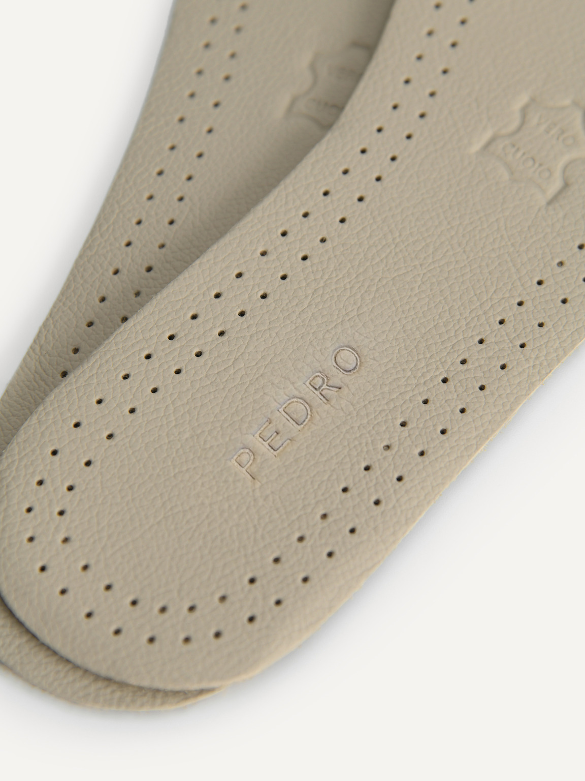 Genuine Leather Insole, Beige