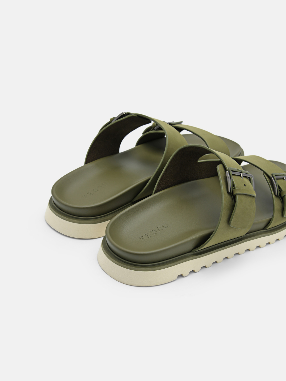 Arche Slide Sandals, Military Green