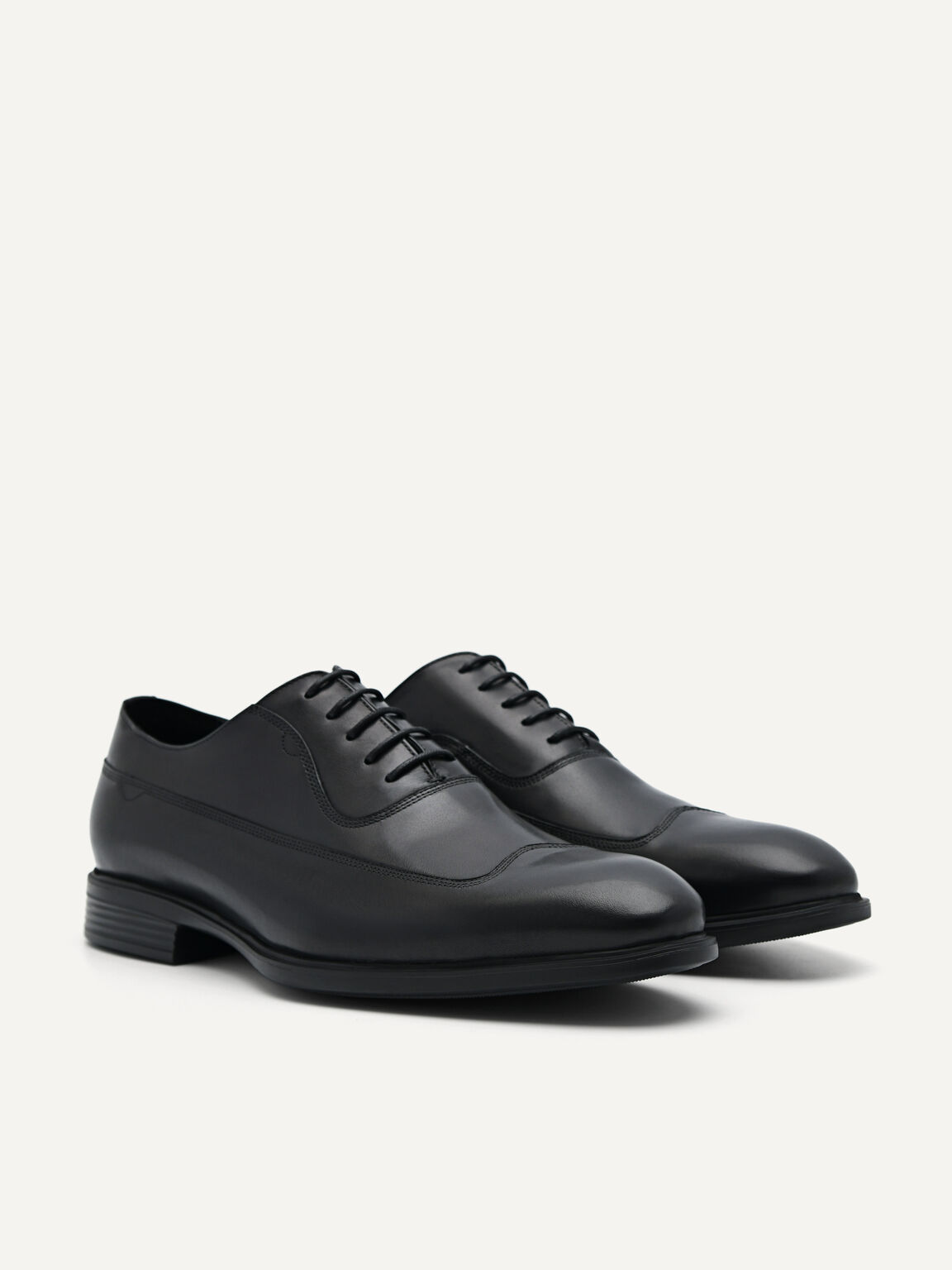Dylan Leather Oxford Shoes, Black