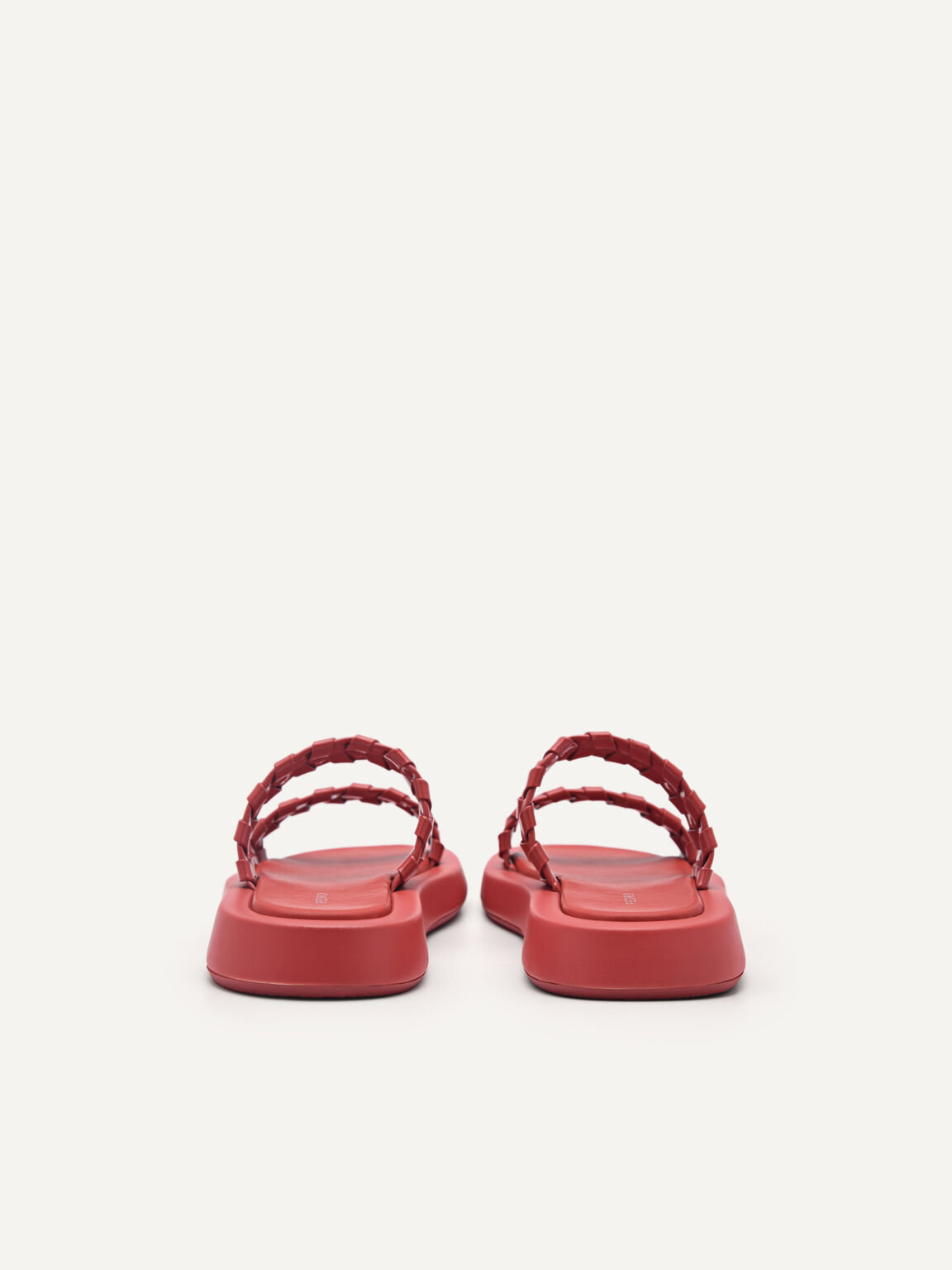 Palma Woven Sandals, Red