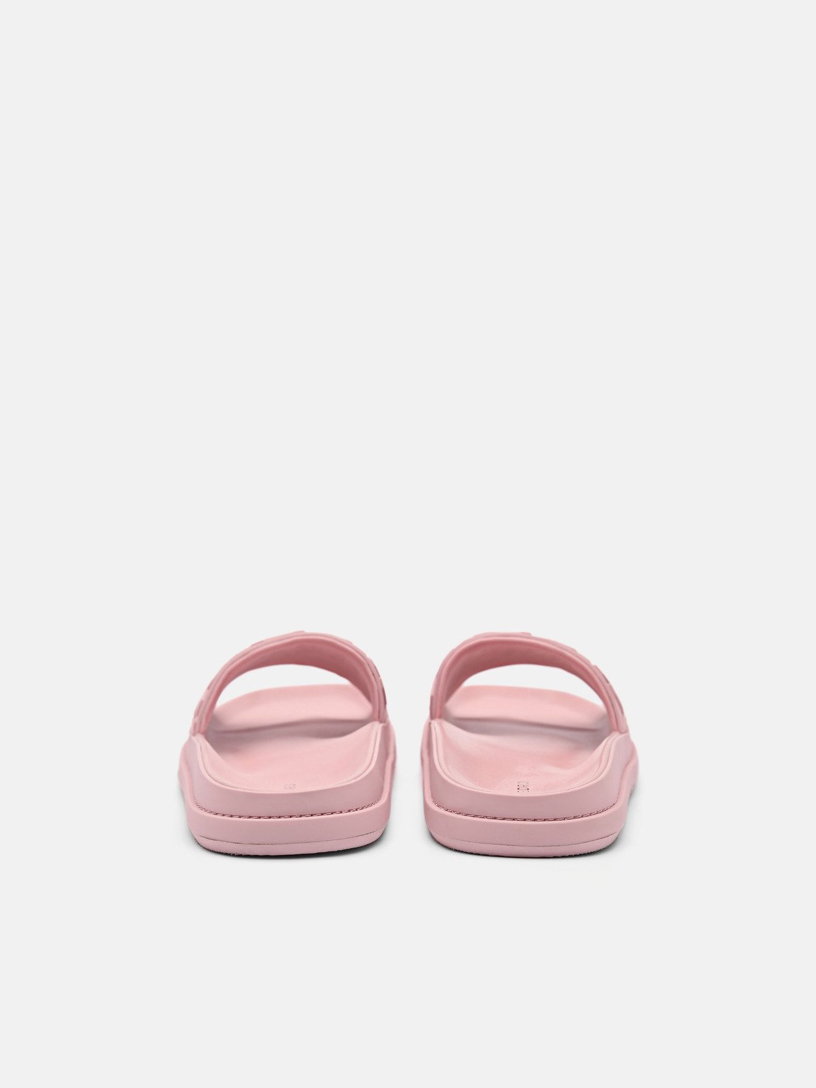 페드로 아이콘 엠보싱 슬라이드 샌들, 핑크